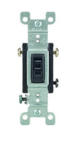 Leviton 15 Amp 3-Way Toggle Switch, Grounding, Black (1453-2E) - 10 Pack