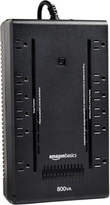 Standby UPS Battery Backup & Surge Protector - 800VA/450W - 12 Outlets