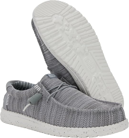HEYDUDE Men's Wally Stretch Sox Slip On Loafer | Breathable Mesh Shoe (Size: 9)