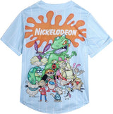 Nickelodeon 90's Baseball Jersey (Blue)      NEW