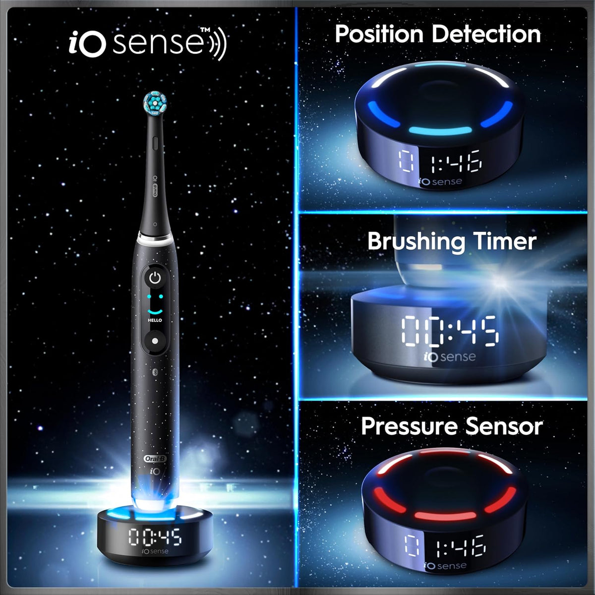 Oral-B i09 Limited Ultimate Clean Rechargeable Electric Toothbrush - Rose Quartz