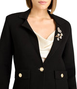 Cinq à Sept Women's Cropped Laynee Blazer Size: L