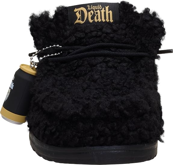 HEYDUDE Men's Liquid Death Wally Slip On Slipper | Faux Shearling (Size: 12)