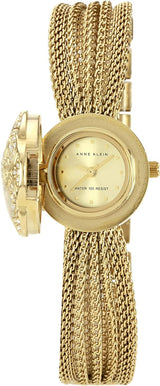 Anne Klein Women's AK/1046CHCV Premium Crystal-Accented Watch