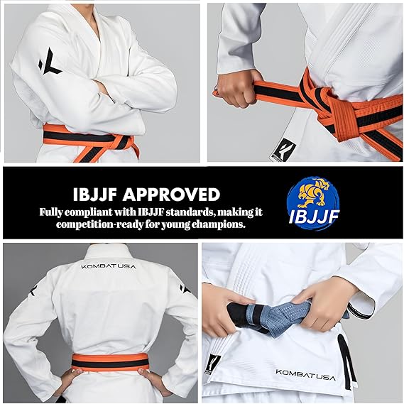 KOMBAT USA Light Edition Gi for Kids | White | K2