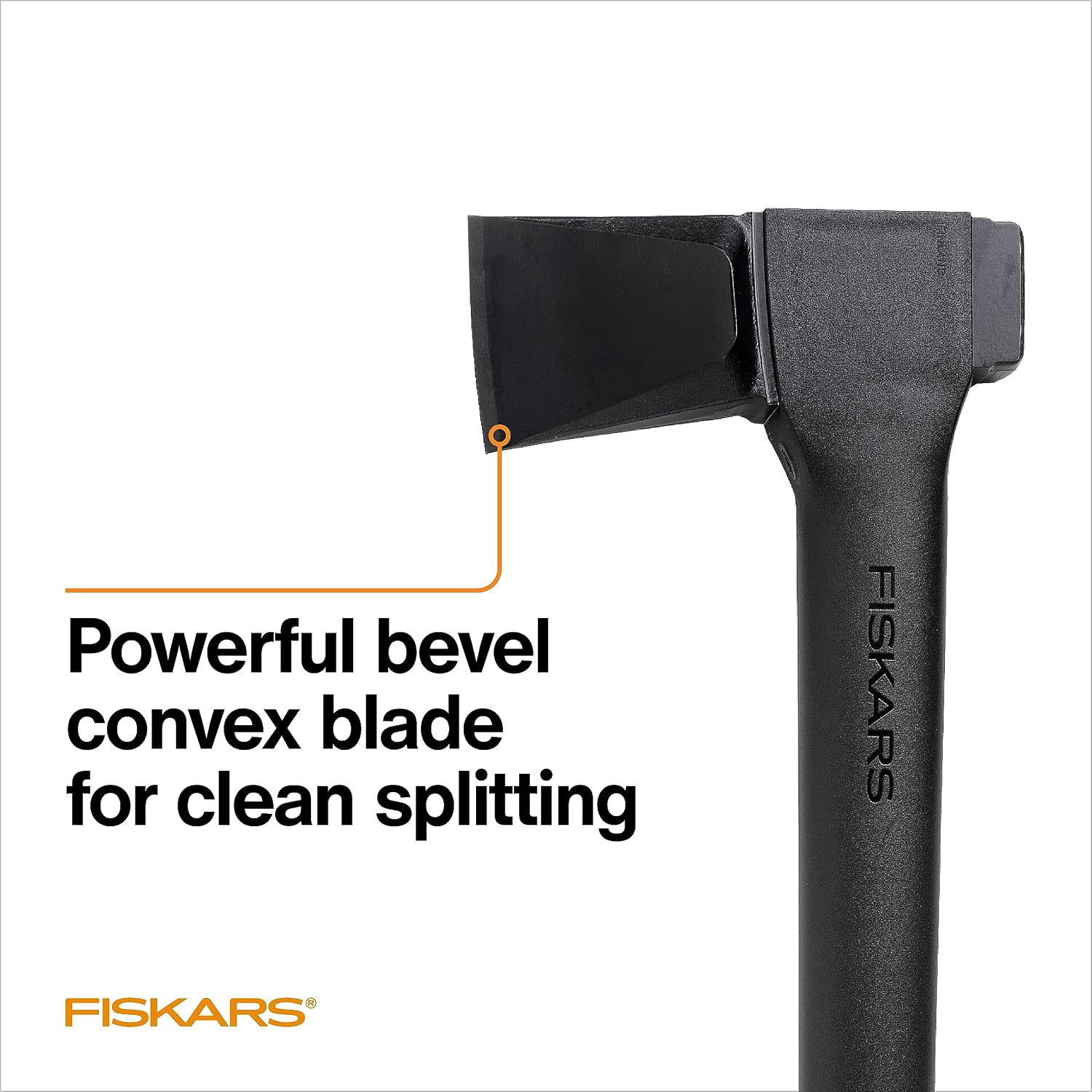 FISKARS 36" The Original All-Black Super Splitting Axe and Sheath - Part No. 7584