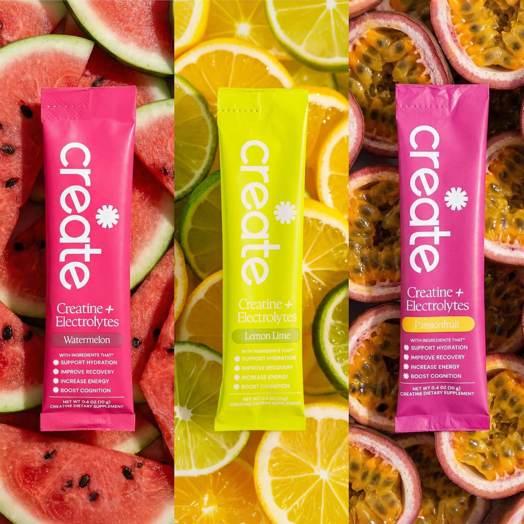 CREATE Creatine and Electrolytes - Variety Pack - 30 Sticks