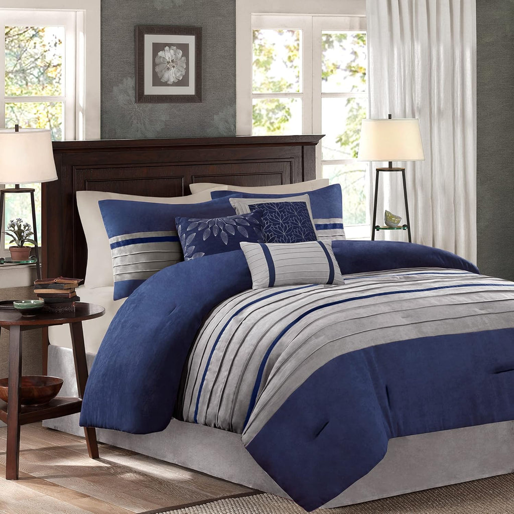 Madison Park Palmer Comforter Set  (QUEEN)