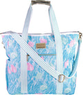 Lilly Pulitzer Beach and Picnic Cooler, Insulated Bag with Adjustable Shoulder Strap and Zipper, Soft Cooler