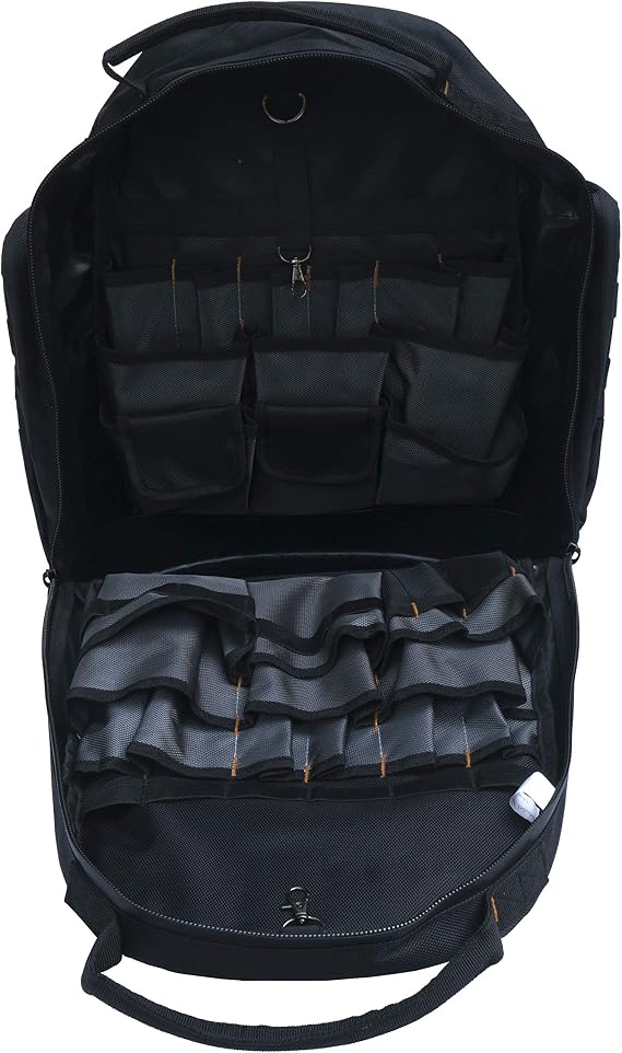 SOUTHWIRE - PROBAGBP Rugged Pro Tool Backpack with Heavy Duty Molded Base - Black