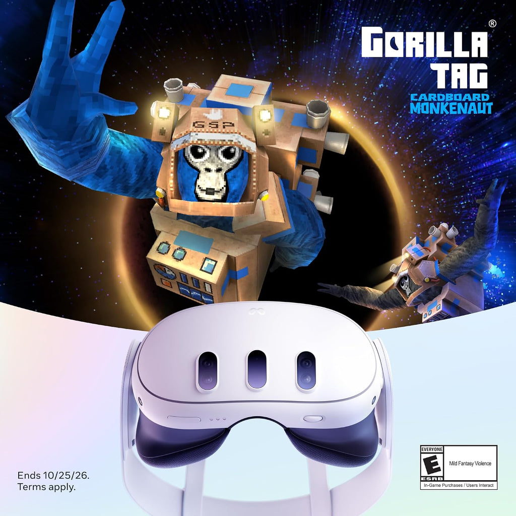 Meta Quest 3S 512GB | Virtual Reality — VR Headset — Gorilla Tag Bundle