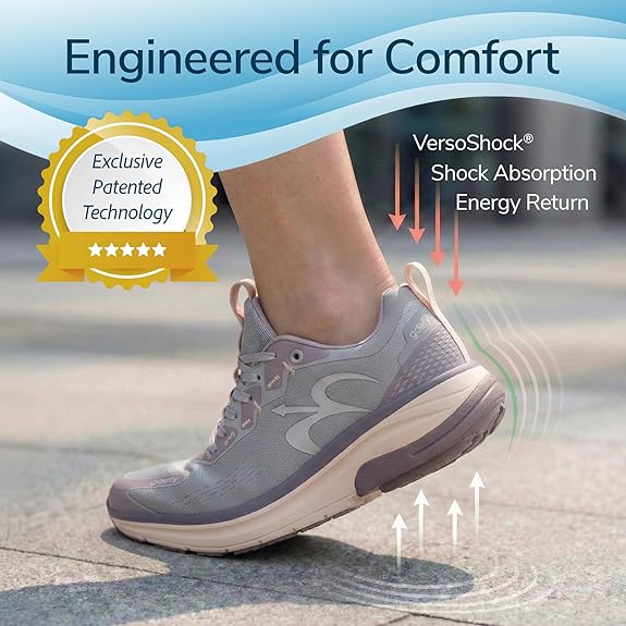 Gravity Defyer g-defy Mehalef Cross Training Shoes for Women | Comfortable Orthopedic Shoes for Standing All Day | Patented VersoShock Technology | Wide Toe Box Size: 7W