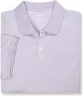 Banana Republic Standard-Fit Monogram Pique Polo - Lilac Purple Heather - Size: XL