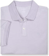 Banana Republic Standard-Fit Monogram Pique Polo - Lilac Purple Heather - Size: XL