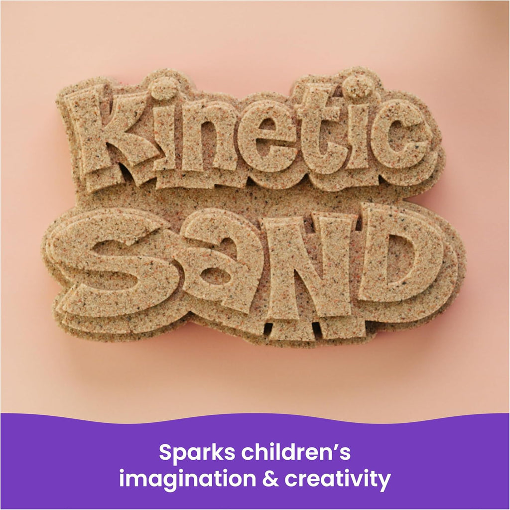 Kinetic Sand, 3lbs Beach Play Sand, Moldable Sensory Toys for Kids