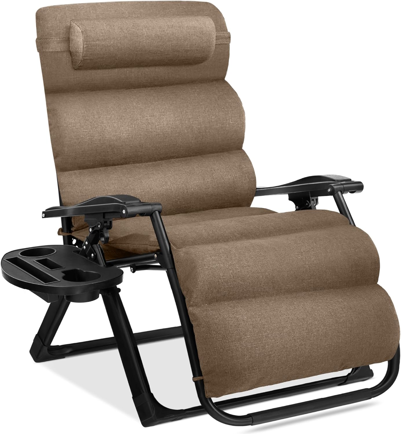 Best Choice Products Oversized Zero Gravity Chair-Taupe