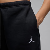 Jordan Brooklyn Fleece Women's Pants (FV7077-010, Black/White)- Women's XS
