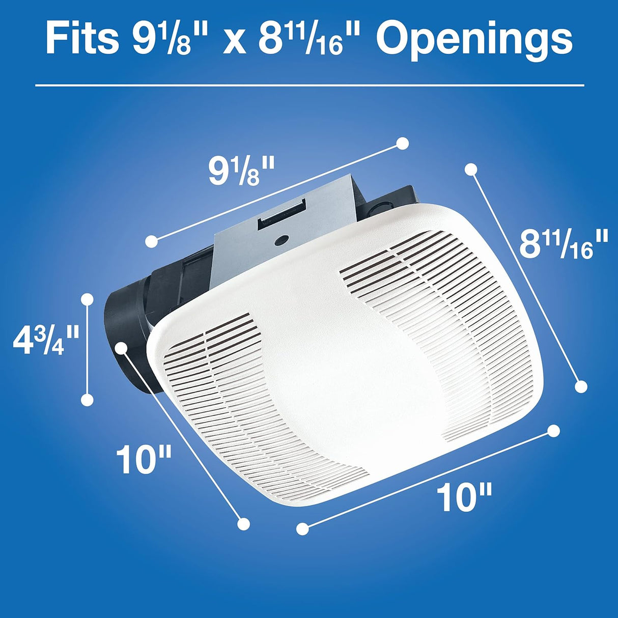 Air King BFQ50 ENERGY STAR Qualified SNAP-IN Exhaust Fan - 50 CFM