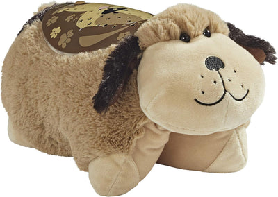 Pillow Pets Signature Snuggly Puppy Sleeptime Lite, 1 Count (Pack of 1), Brown
