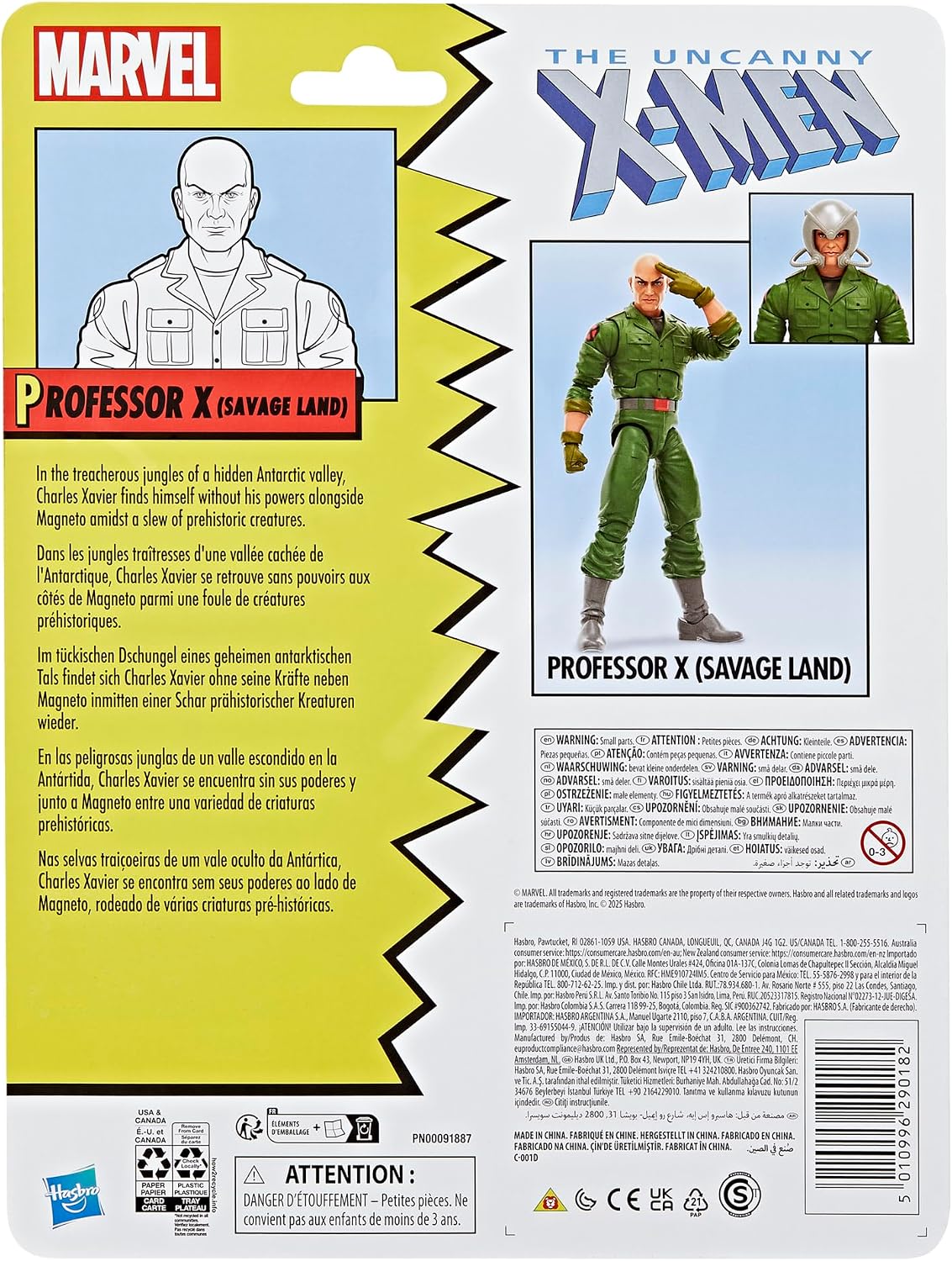 Marvel Legends Series Professor X (Savage Land) - 6-Inch Figure