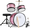 Best Choice Products 3-Piece Beginner Drum Set for Kid       Pink Sparkle
