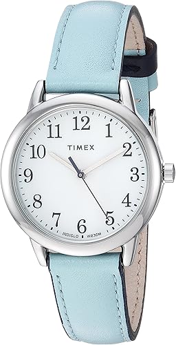 Timex Easy Reader Color Pop 30mm Leather Strap Watch (OPEN BOX)