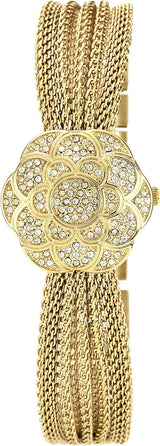 Anne Klein Women's AK/1046CHCV Premium Crystal-Accented Watch