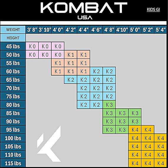 KOMBAT USA Light Edition Gi for Kids | White | K2