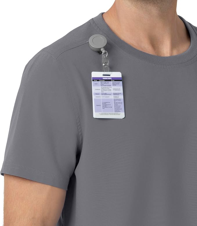 Carhartt Force Cross-Flex Men's Crew Neck Scrub Top (Size : Medium)