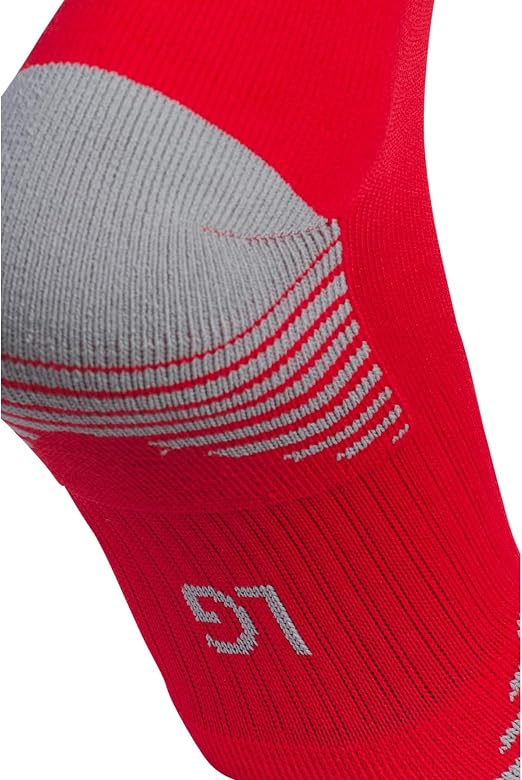 adidas Copa Zone Cushion Over-the-Calf Soccer Socks (1 Pair)- Team Power Red/White - Size M