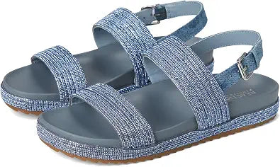 Kenneth Cole New York Women's Debra Sandal - Denim Crystal - Size 6.5