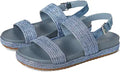 Kenneth Cole New York Women's Debra Sandal - Denim Crystal - Size 6.5