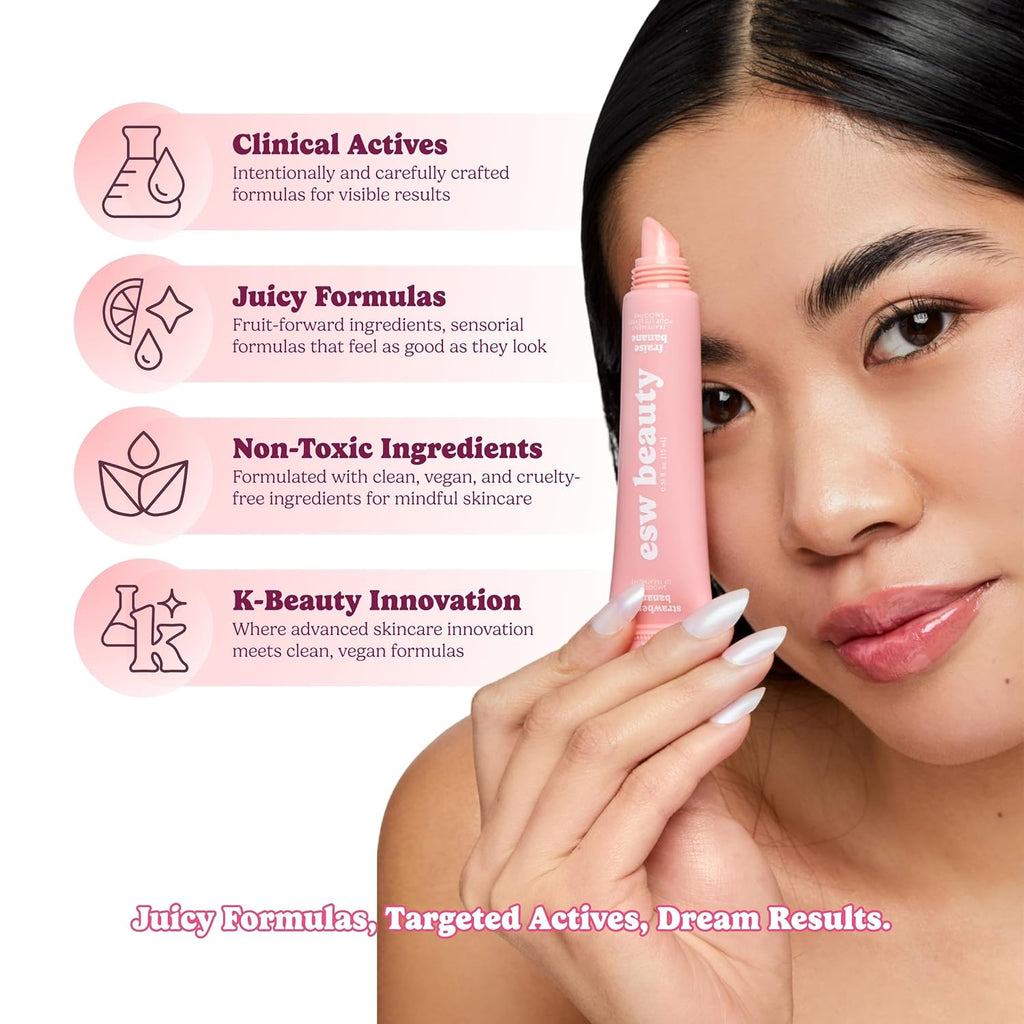 ESW BEAUTY Strawberry Banana Smoothie Lip Treatment - Soft Nude Pink