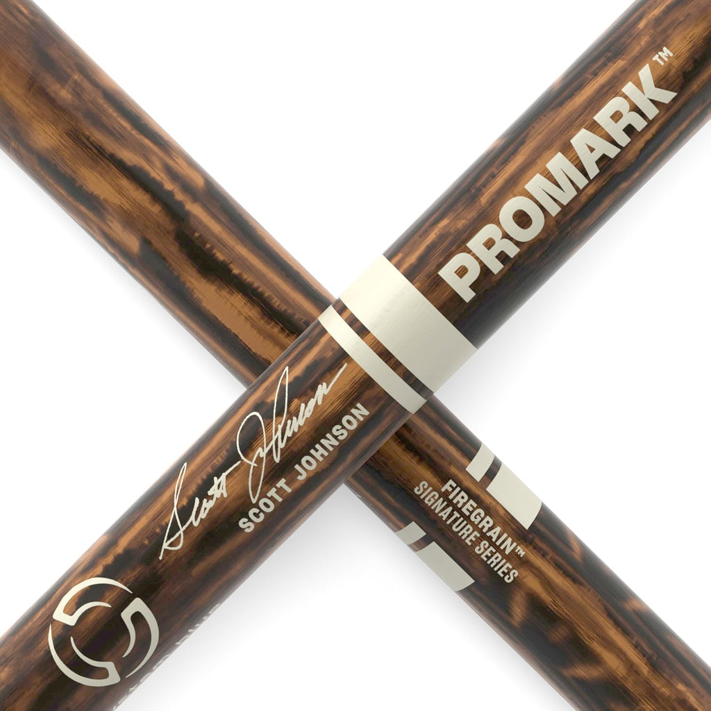 Promark Scott Johnson Signature Marching Drumsticks - FireGrain
