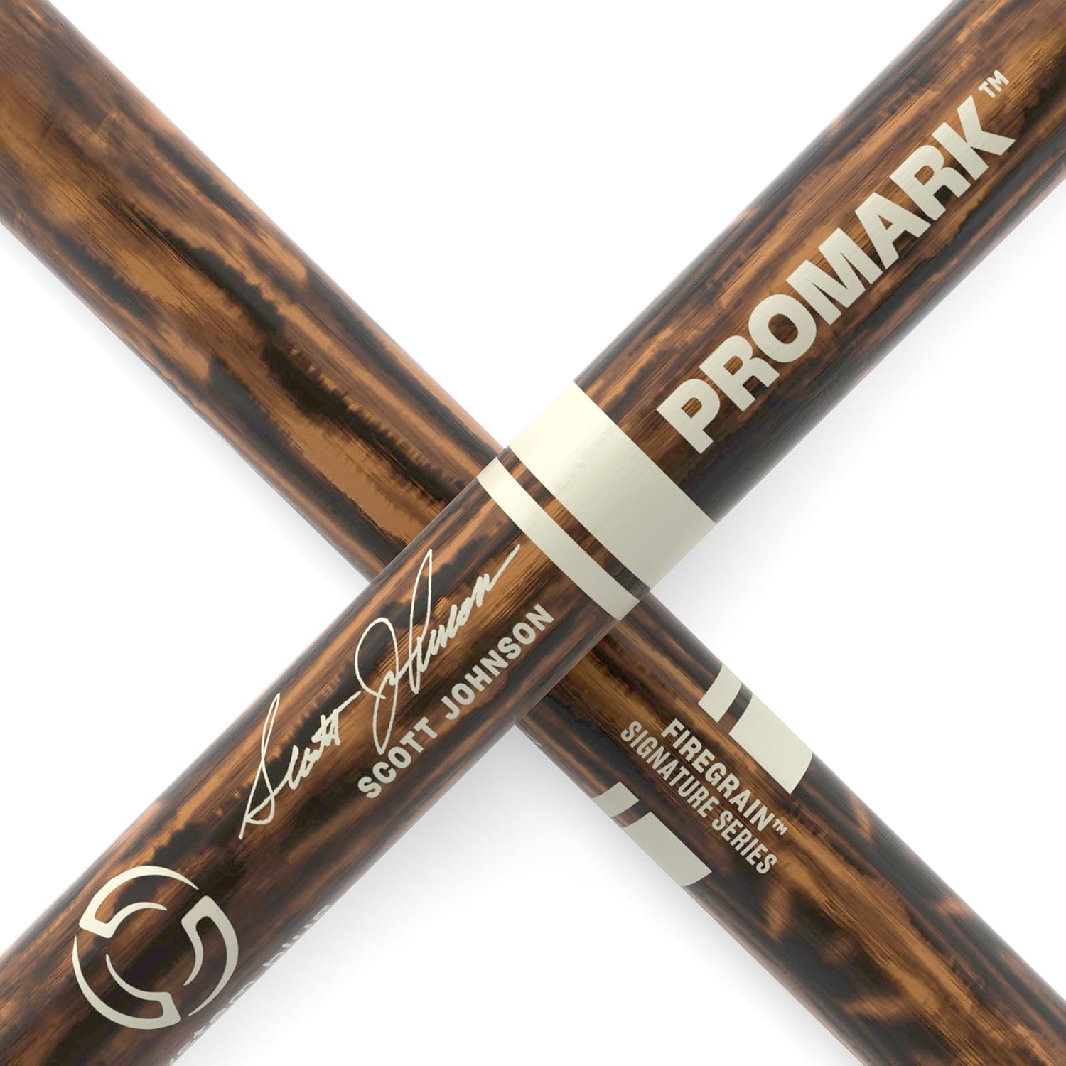 Promark Scott Johnson Signature Marching Drumsticks - FireGrain