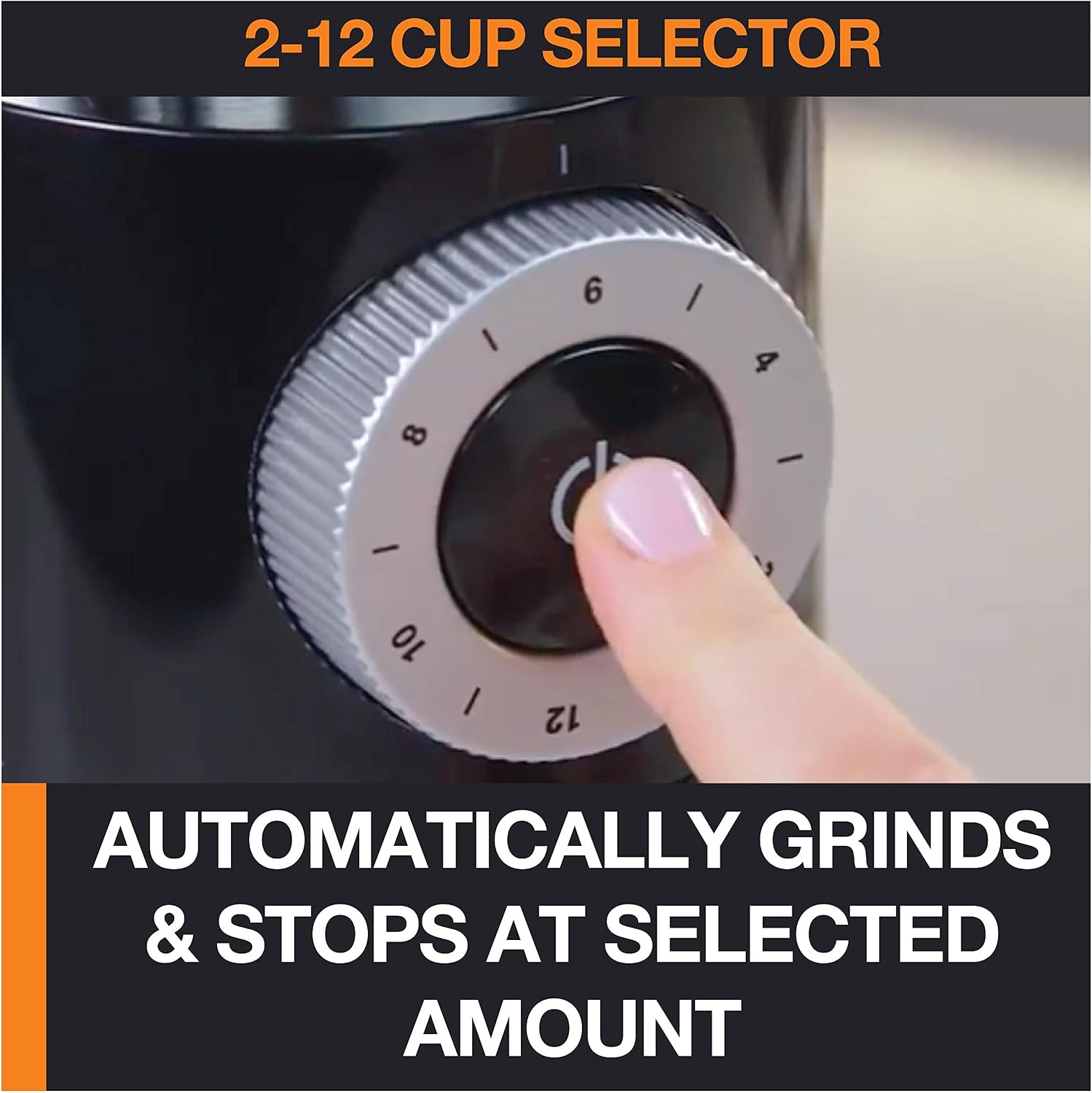 KRUPS Precision Burr Coffee Grinder: 12 Grind Settings