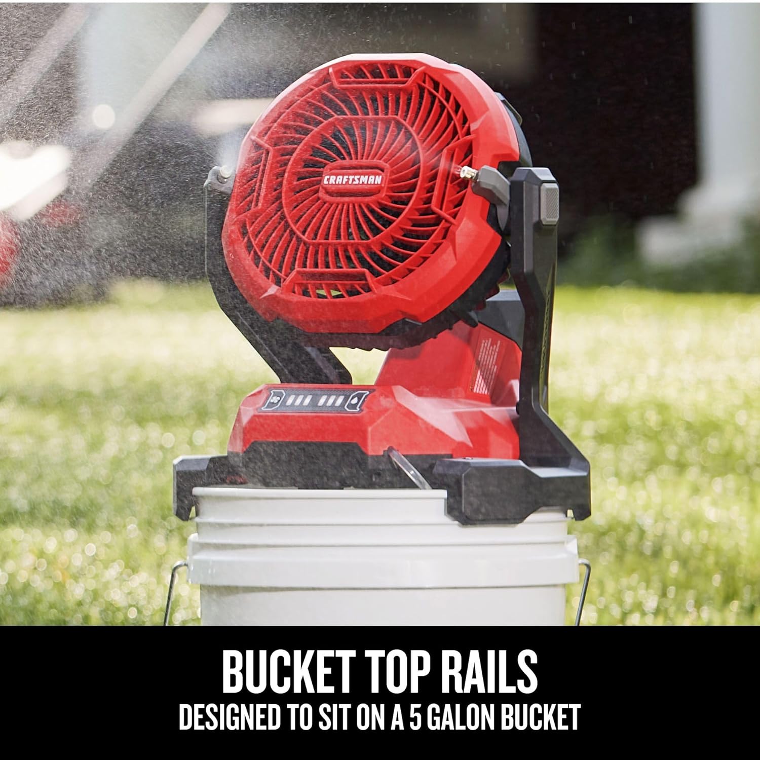 Craftsman V20 Cordless Personal Fan Kit, Misting Fan