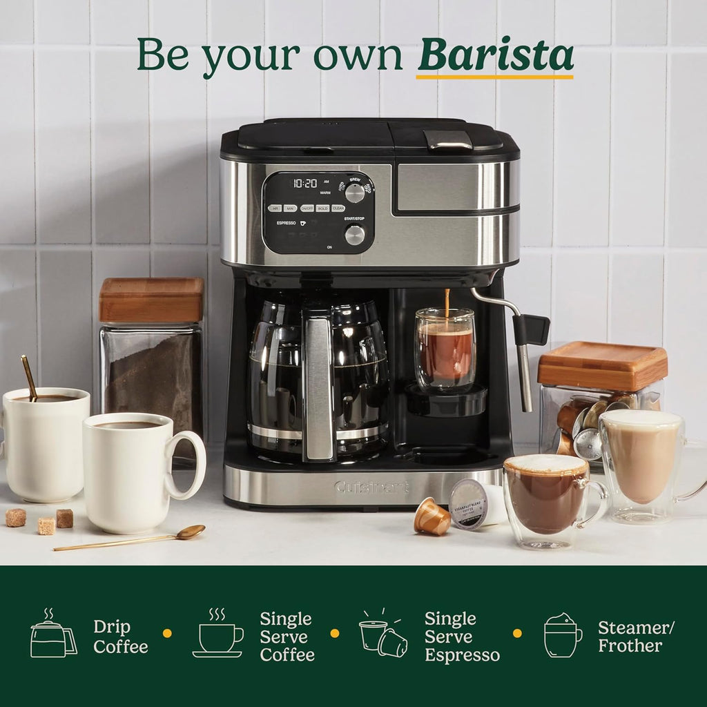 CUISINART Coffee Center BaristaBar 4-in-1 Coffeemaker - Black