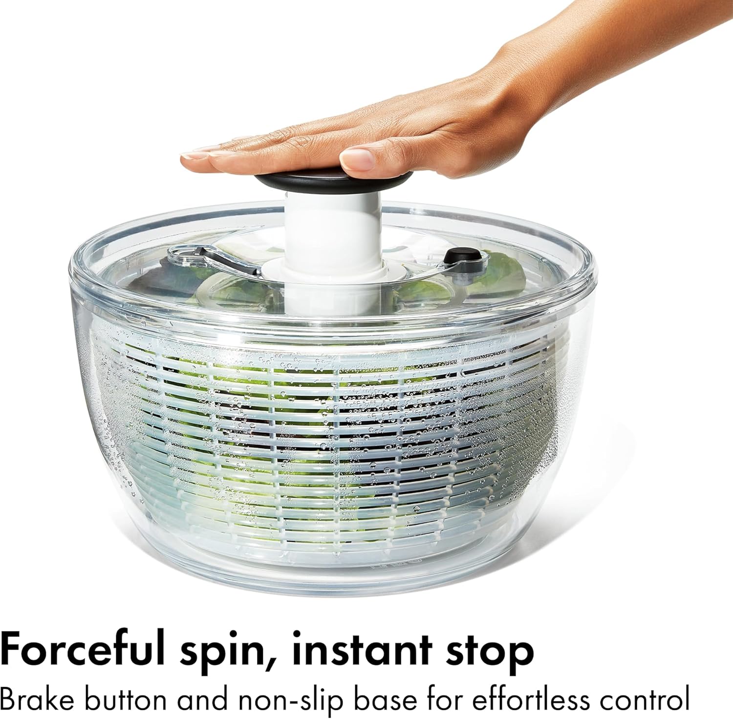 OXO Good Grips 6.22 Qt Salad Spinner, Vegetable Washer with Bowl & Strainer