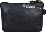 Anna by Anuschka Women's Hand Painted Leather Coin Pouch, Paris at Night