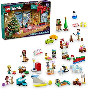 LEGO Friends Advent Calendar 2024 for Kids - Christmas Advent Calendar W/Mini Builds & 5 Minifigures, Ages 6+ - Kids Toys for Girls & Boys - Gift Ideas for Holidays - 42637(New Open Box)