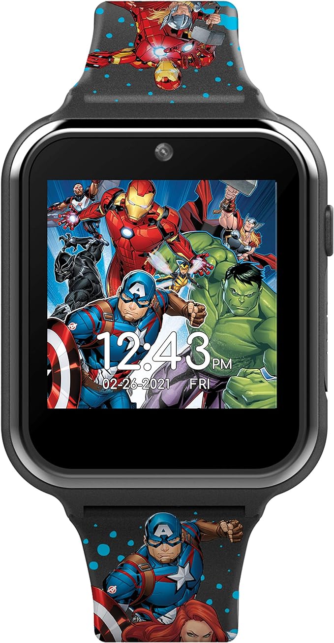 Marvel The Avengers iTime Unisex Child Interactive Smart Watch 40mm (AVG4597) OPEN BOX