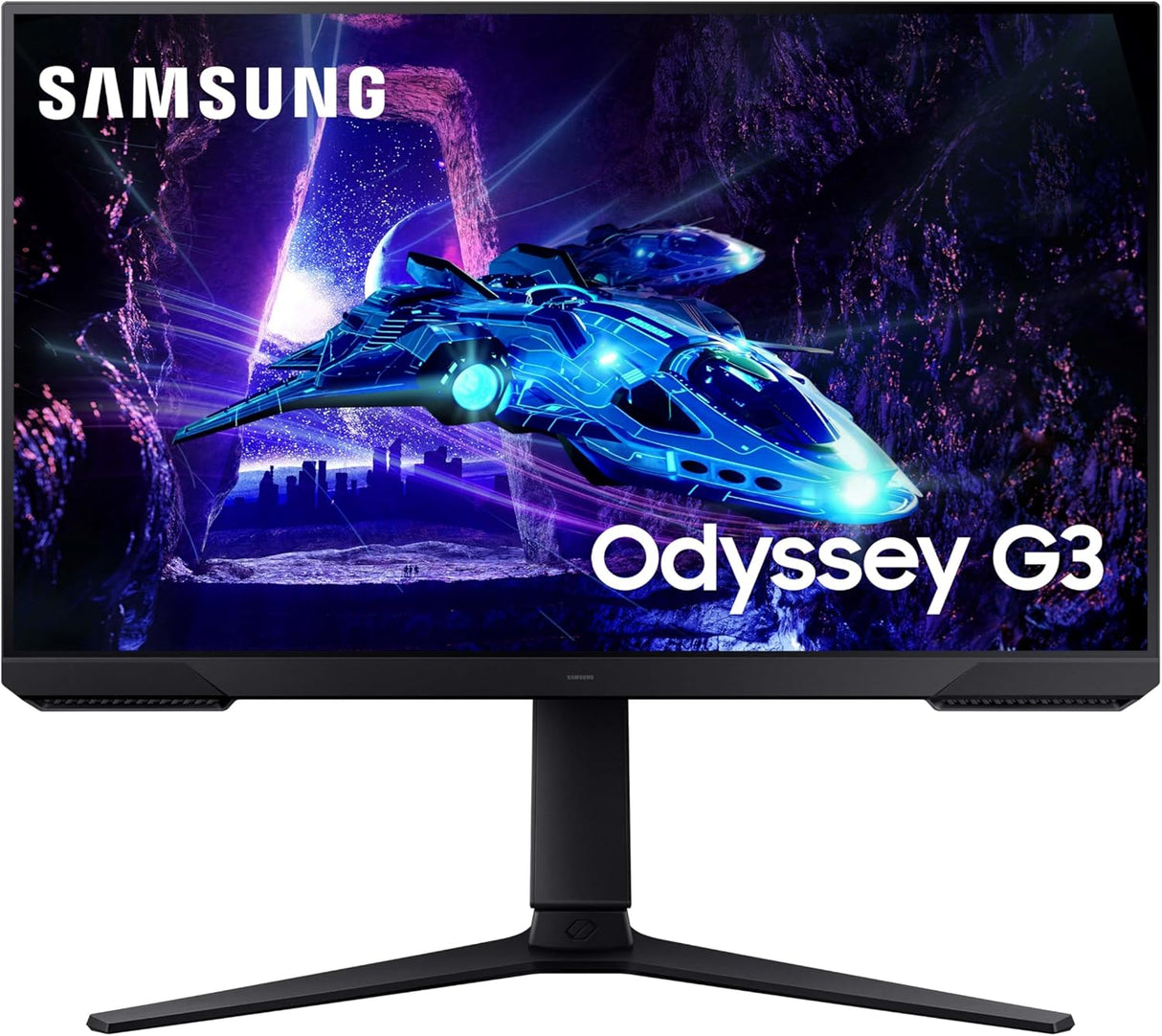 SAMSUNG 24-Inch Odyssey G3 (G30D) Series FHD Gaming Monitor, 1ms, 180Hz, AMD FreeSync, Adjustable Stand, Black Equalizer, Virtual Aim Point, Eye Saver Mode, Flicker-Free, LS24DG302ENXZA, 2024 (NEW, OPEN BOX)