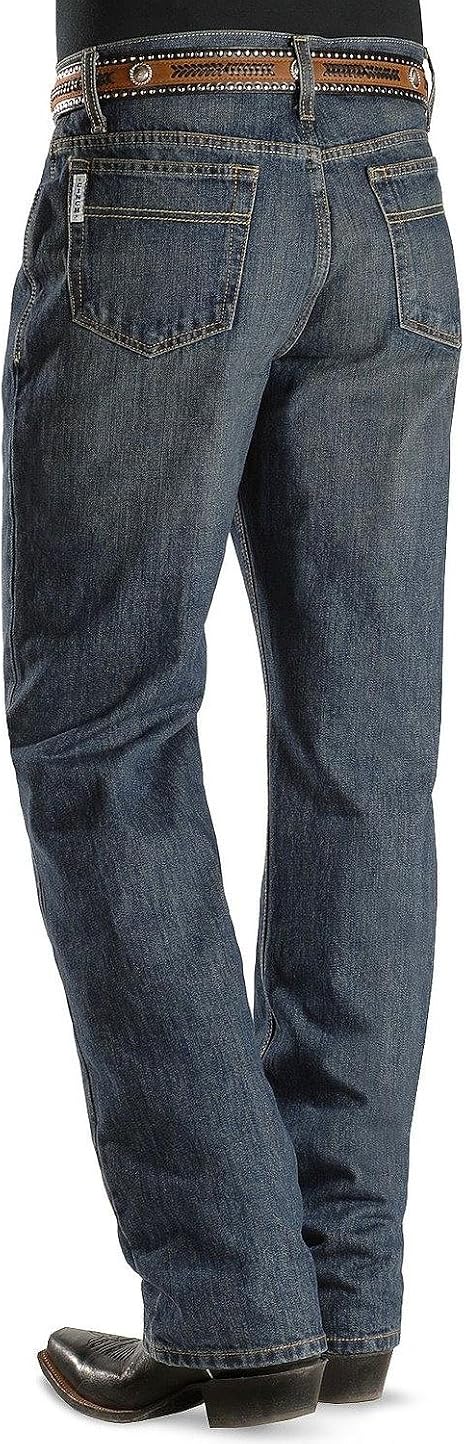 Cinch Men's White Label Relaxed Fit Jean, Dark Wash, 28W x 32L