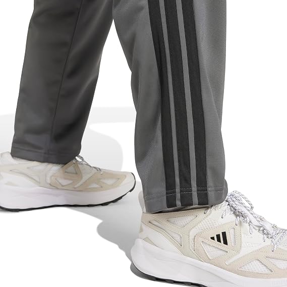 adidas Men's Dayready Open Hem Track Pants - Grey - Large