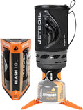 Jetboil Flash 1.0L Fast Boil Stove for Camping and Backpacking, Carbon