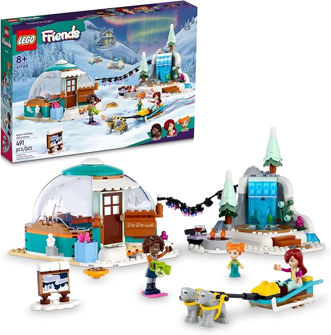 LEGO Friends Igloo Holiday Adventure Winter Building Toy 41760