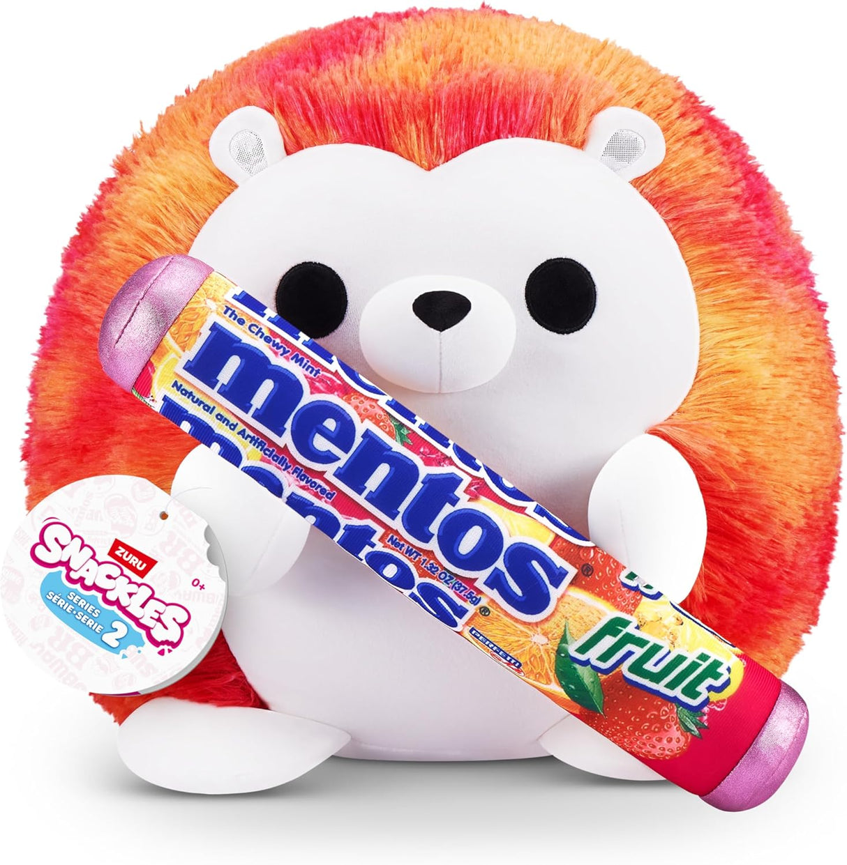 Snackles 13.7" Plush Hedgehog and Mentos (New with tags)