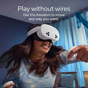 Meta Quest 3S 128GB | VR Without Wires — Gorilla Tag Cardboard Monkenaut Bundle