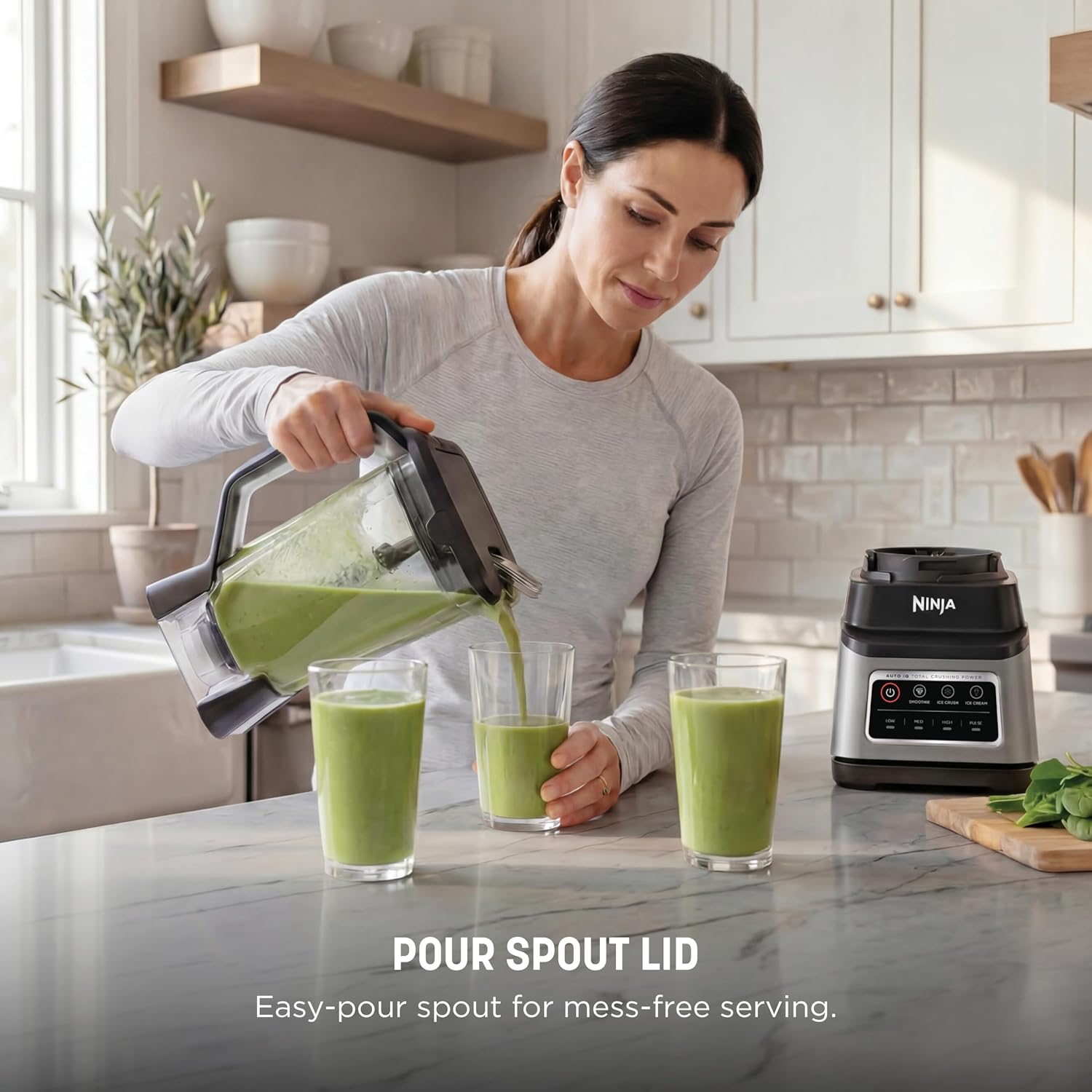 Ninja® Professional Plus Blender with Auto-iQ® in Grey - Model BN701